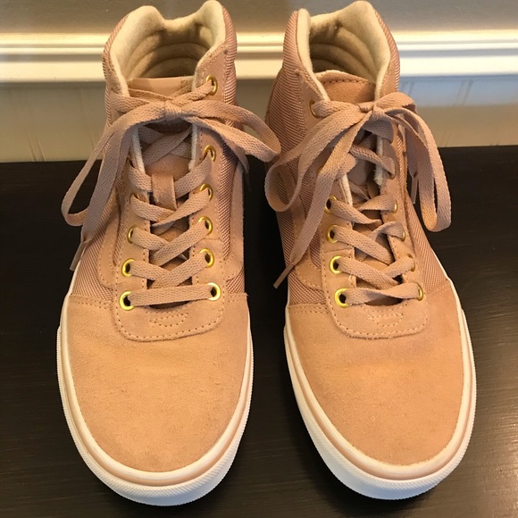 Vans Shoes - Vans Off The Wall, Ward Hi, Mahogany Rose Sneakers